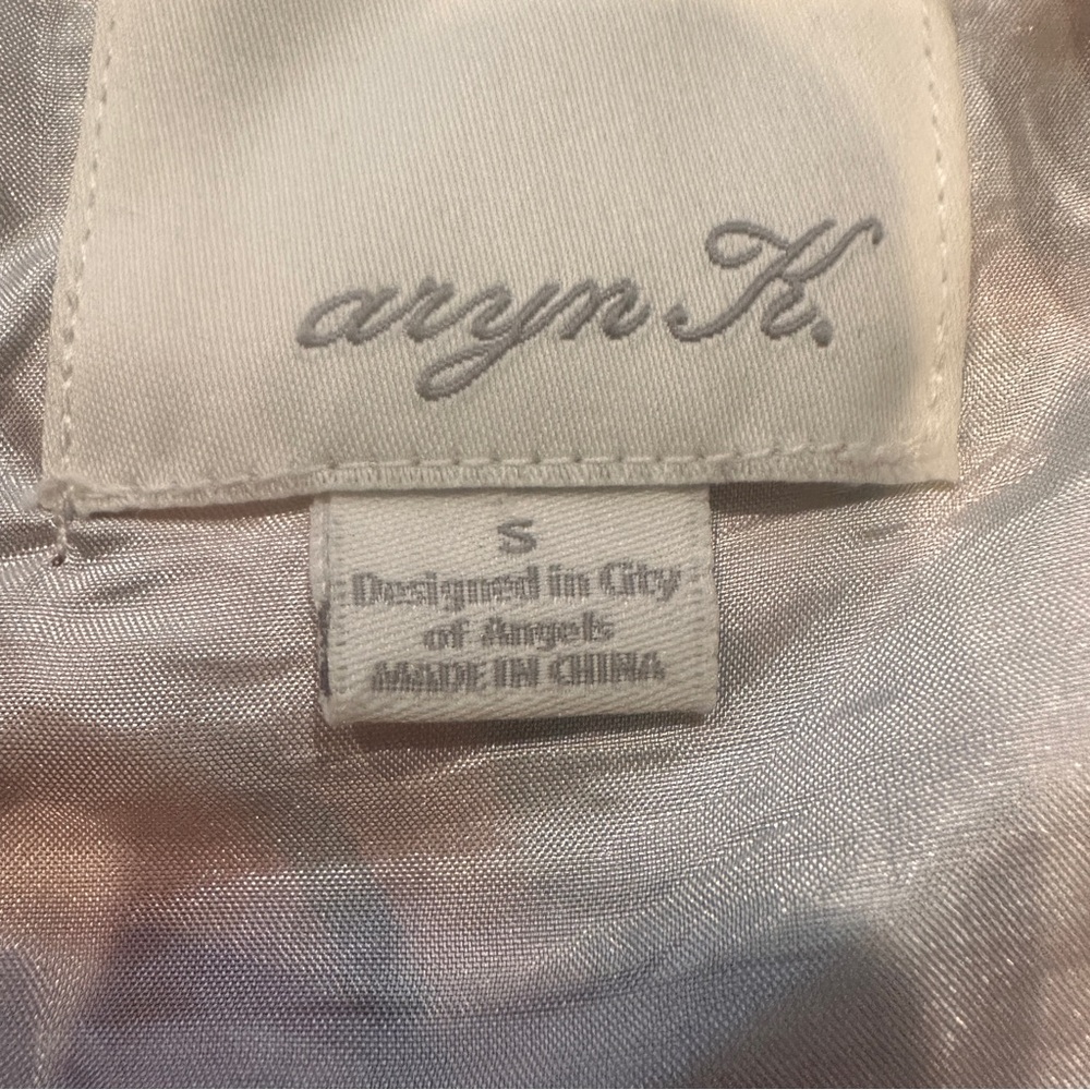 Aryn K.100% Silk Dress For Anthropologie Burnt‎ Orange and Black Sz Small - Picture 8 of 16